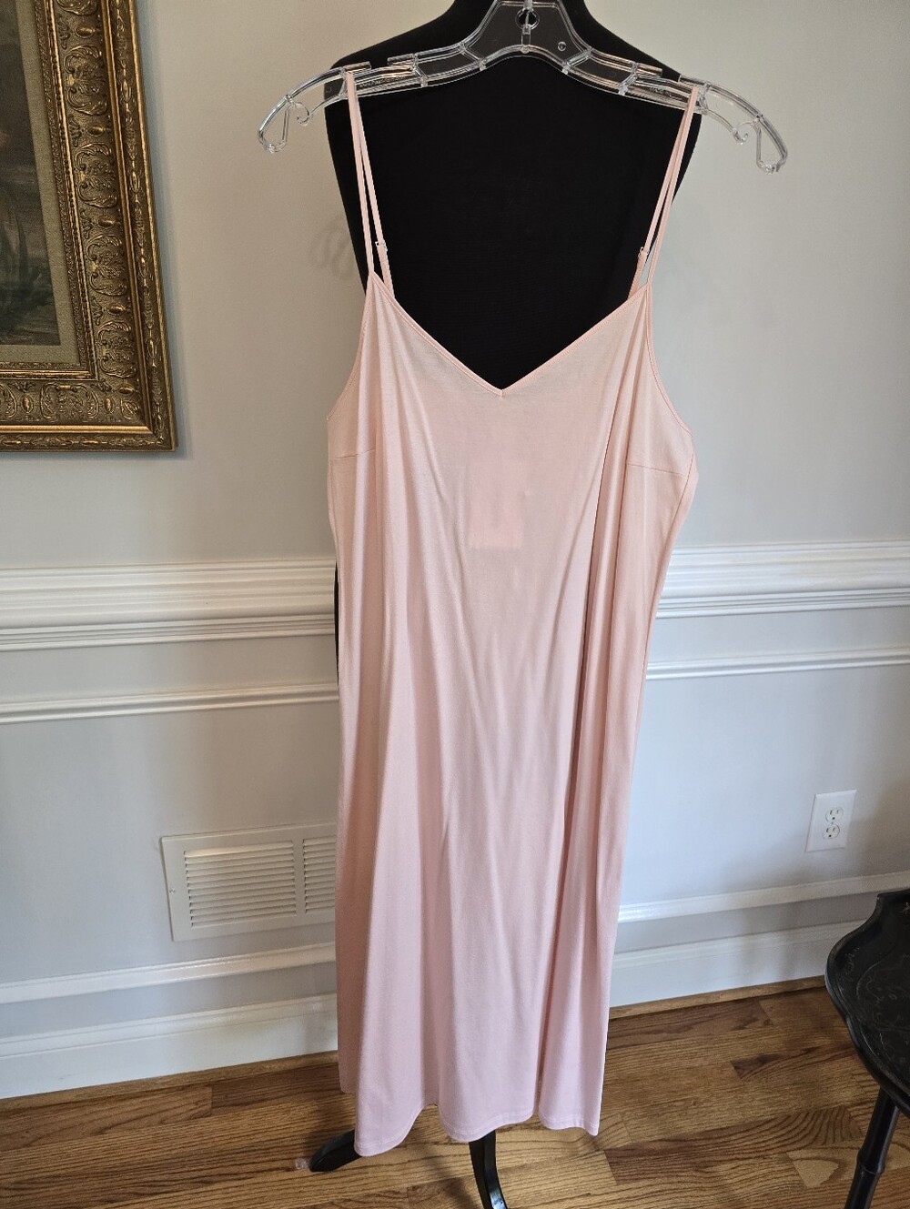 Hanro Of Switzerland Women's Soft Pink Slip Dress Size M